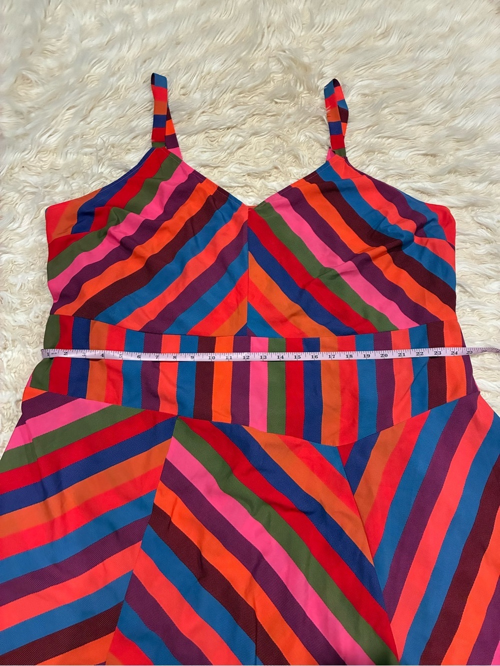 New Day dopamine Summer Dress Multi Color Striped NWT  4X - Picture 11 of 15